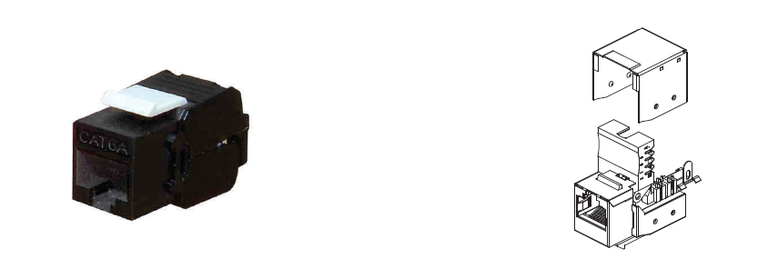 Unshielded Tool Less RJ45 Key Stone Jack