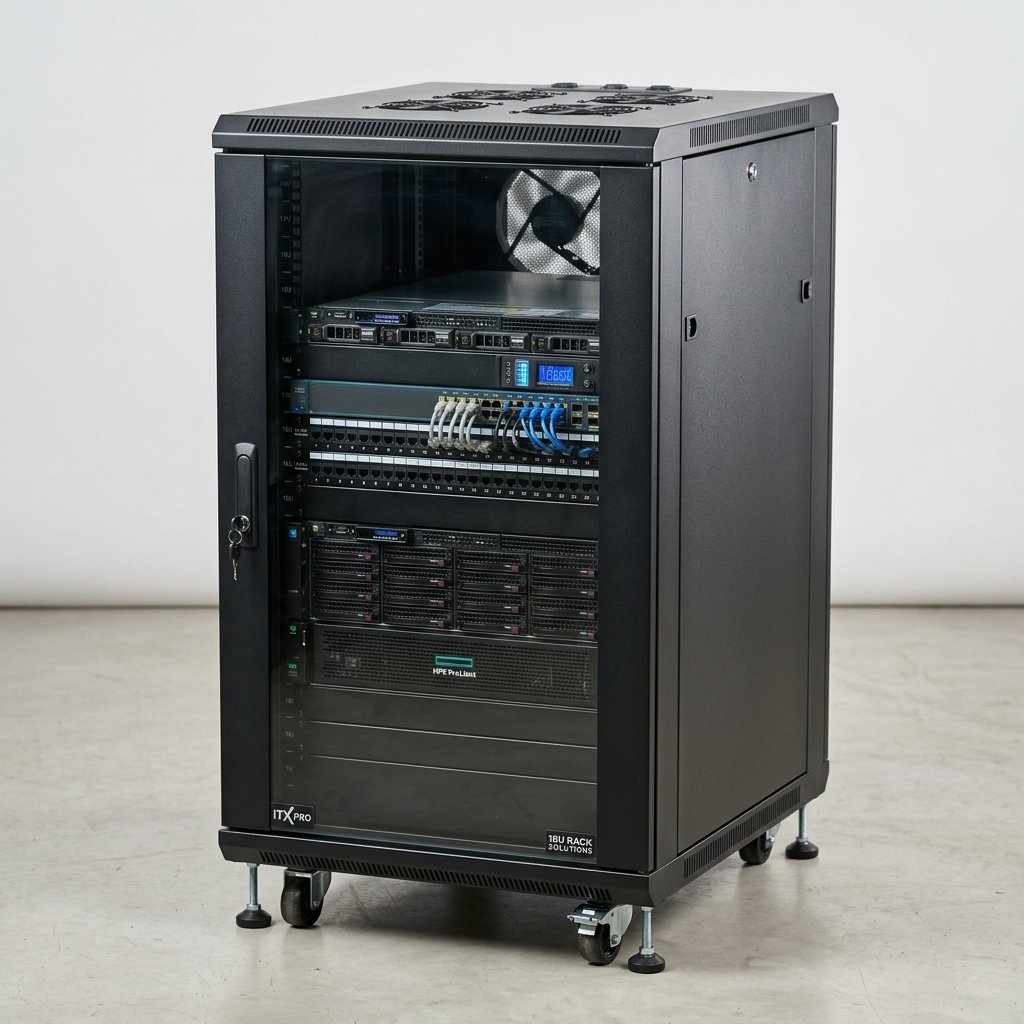 AVALCO 18U Floor Standing 600X1000X900 Cabinet